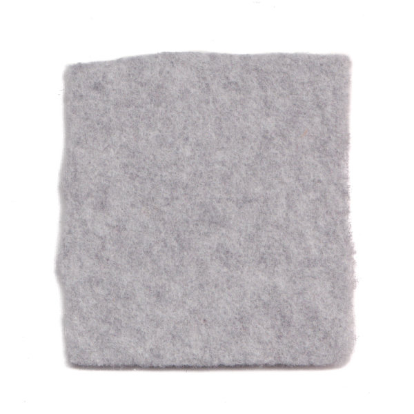 BIO Baumwollfleece hellgrau melange Doubleface