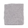 BIO Baumwollfleece hellgrau melange Doubleface