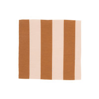 French Terry Streifen cognac rose EP